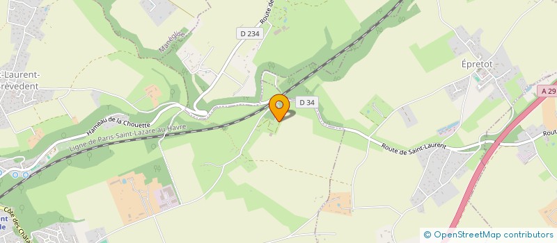 localisation de l'entreprise SOUS-BOIS TOURISME  SAINT-LAURENT-DE-BREVEDENT