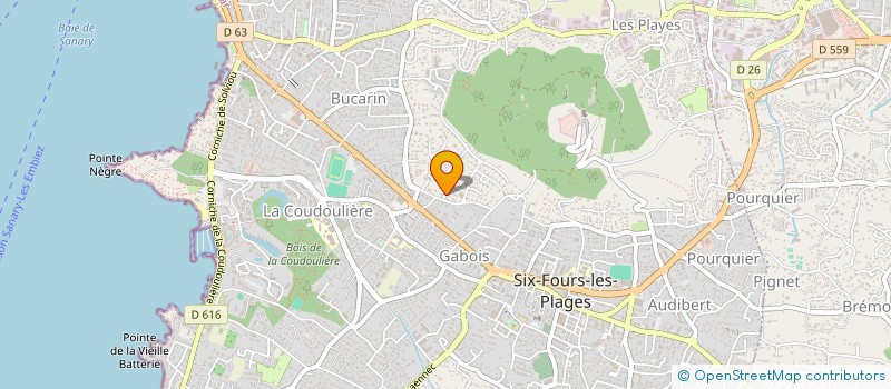 localisation de l'entreprise SOUS CONTROLE à SIX-FOURS-LES-PLAGES