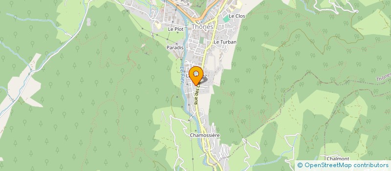localisation de l'entreprise SOUS COTAGNE à THONES
