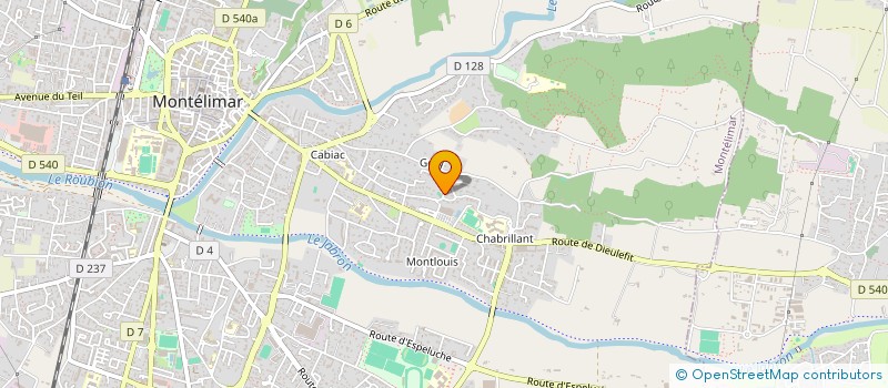 localisation de l'entreprise SOUS GERY à MONTELIMAR