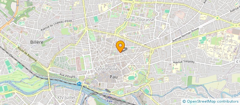 localisation de l'entreprise SOUS-GROUPEMENT COLOMBOPHILE DES à PAU