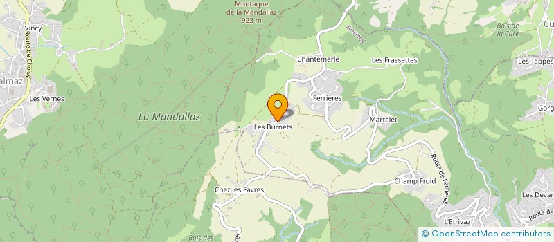 localisation de l'entreprise SOUS L AILE DE PEGASE à ANNECY