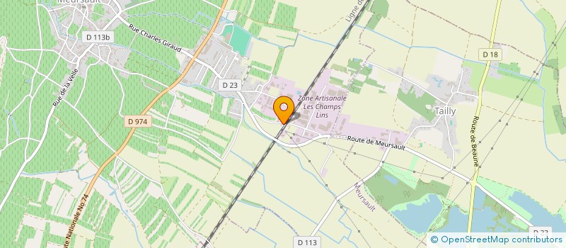 localisation de l'entreprise SOUS L'ARBRE à MEURSAULT