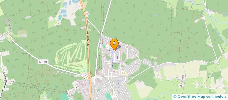 localisation de l'entreprise SOUS L EAU CLUB 72-SECT72  MULSANNE