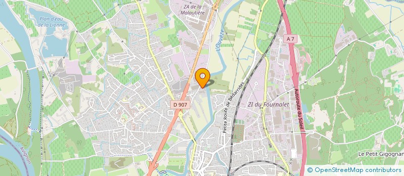 localisation de l'entreprise SOUS L'OREILLE  AVIGNON