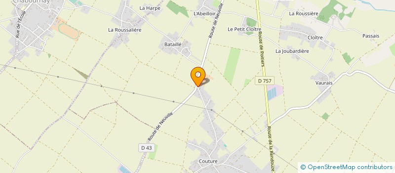 localisation de l'entreprise SOUS LA BORNE  SAINT-MARTIN-LA-PALLU