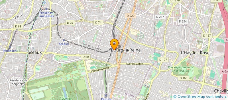 localisation de l'entreprise SOUS LA CANOPEE à BOURG-LA-REINE