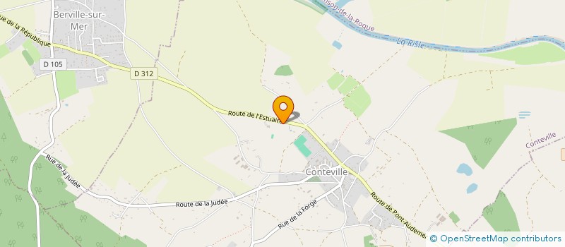 localisation de l'entreprise SOUS LA GARENNE  CONTEVILLE