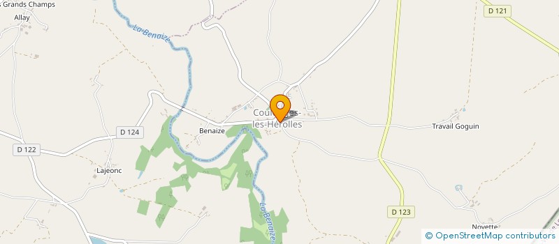 localisation de l'entreprise SOUS LA HALLE  COULONGES-LES-HEROLLES