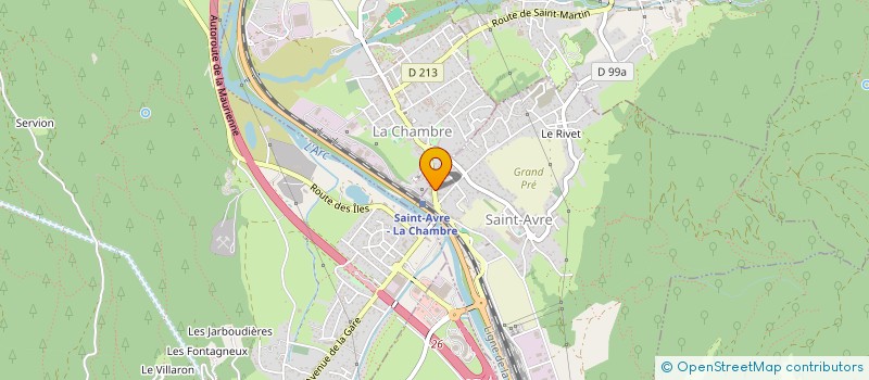 localisation de l'entreprise SOUS LA ROCHE  SAINT-AVRE