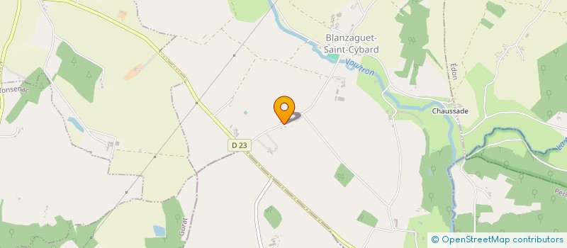 localisation de l'entreprise SOUS LA VOUTE ETOILEE  BLANZAGUET-SAINT-CYBARD