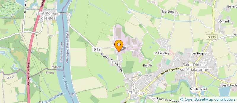 localisation de l'entreprise SOUS LE BOIS  SAINT-DIDIER-SUR-CHALARONNE