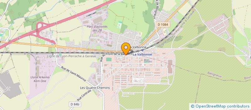 localisation de l'entreprise SOUS LE CEDRE DE LA PREMIERE BATTERIE DU 68 EME D'AFRIQUE à BALAN
