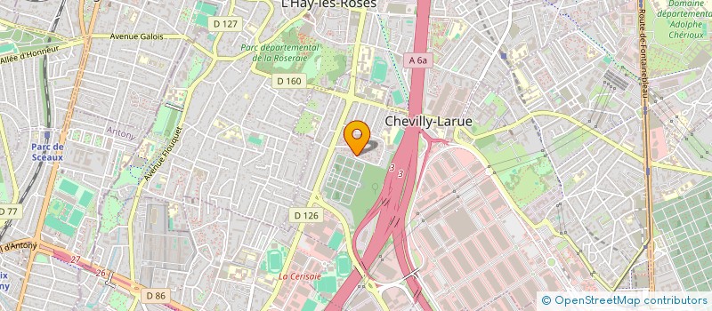 localisation de l'entreprise SOUS LE CERISIER EN FLEURS à CHEVILLY-LARUE