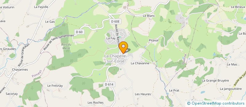 localisation de l'entreprise SOUS LE CRET  LA CHAPELLE-SUR-COISE