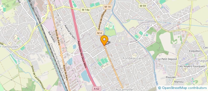 localisation de l'entreprise SOUS LE MARRONNIER à AUCAMVILLE