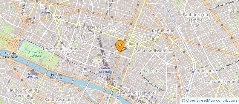 localisation de l'entreprise SOUS LE PARASOL  PARIS