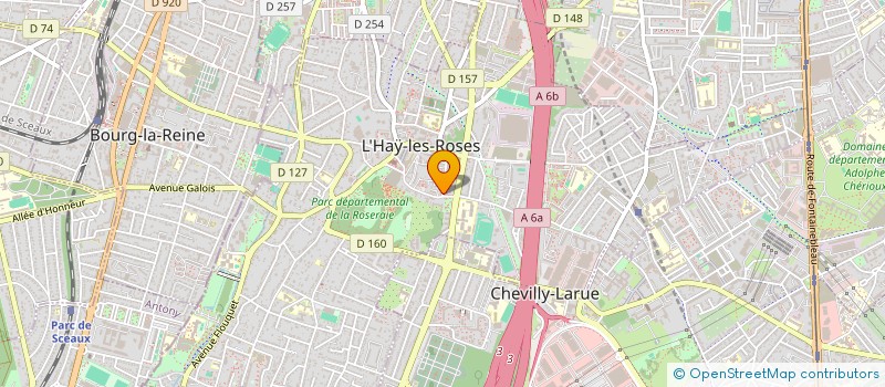 localisation de l'entreprise SOUS LE REGARD DE LA LUNE  L'HAY-LES-ROSES