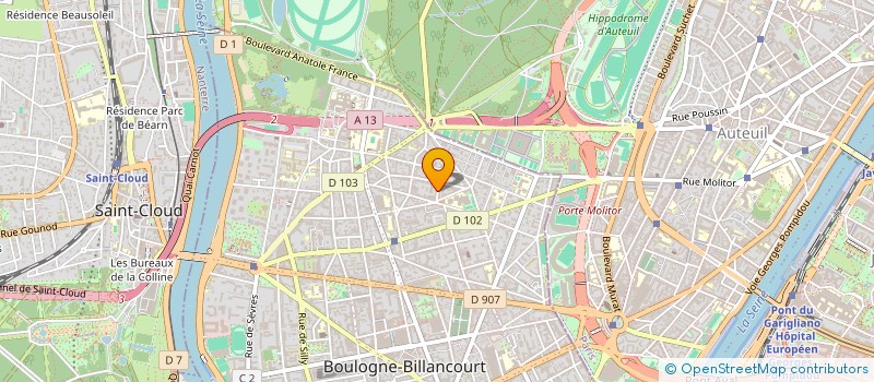 localisation de l'entreprise SOUS LE SABLE... à BOULOGNE-BILLANCOURT