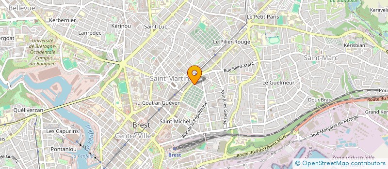 localisation de l'entreprise SOUS LE SIGNE DE LA DANSE à BREST