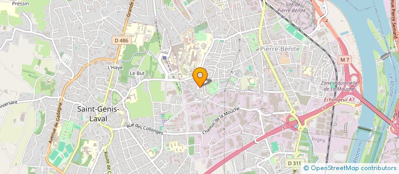 localisation de l'entreprise SOUS LE SOLEIL  OULLINS-PIERRE-BENITE