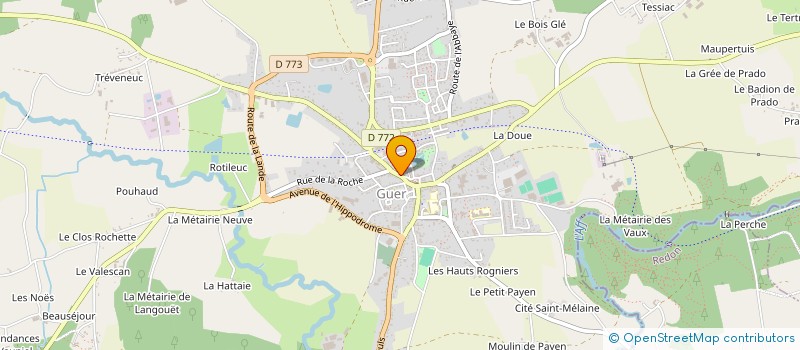 localisation de l'entreprise SOUS LE SOLEIL  GUER