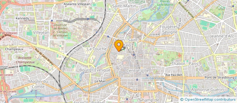 localisation de l'entreprise SOUS LE SOLEIL EXACTEMENT à RENNES