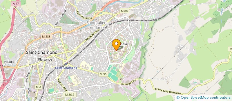 localisation de l'entreprise SOUS LE VENT DU PILAT à SAINT-CHAMOND