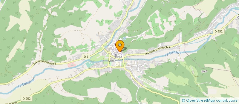 localisation de l'entreprise SOUS LES IMAGES EXACTEMENT  RIEZ