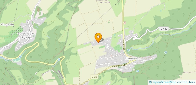 localisation de l'entreprise SOUS LES JARDINS  BLAMONT