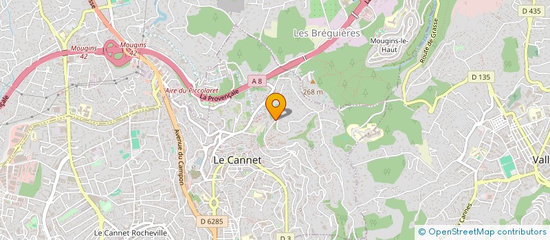 localisation de l'entreprise SOUS LES PALMIERS à LE CANNET