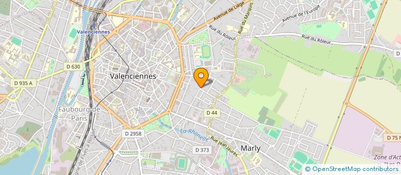 localisation de l'entreprise SOUS LES PAVAIS  VALENCIENNES