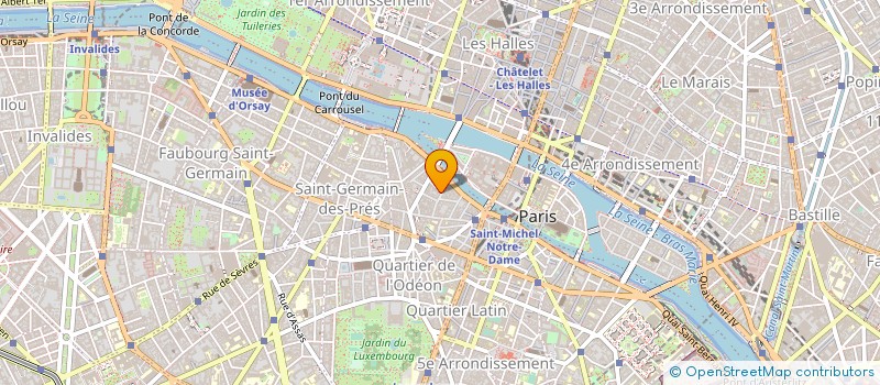 localisation de l'entreprise SOUS LES PAVES  PARIS