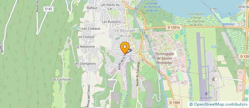 localisation de l'entreprise SOUS LES PAVES LA PLAGE à LE BOURGET-DU-LAC