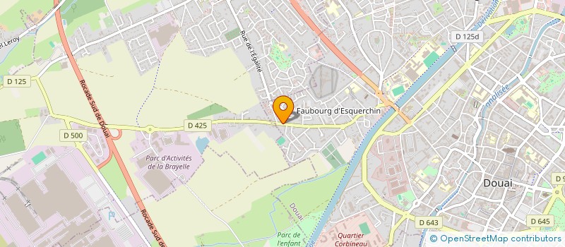 localisation de l'entreprise SOUS LES PINS à DOUAI
