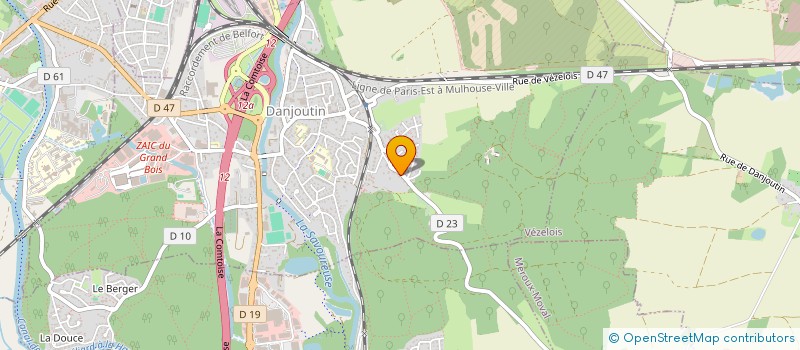 localisation de l'entreprise SOUS LES TILLEULS DES LIENS à DANJOUTIN