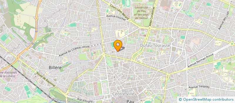 localisation de l'entreprise SOUS LES TOITS  PAU