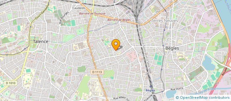 localisation de l'entreprise SOUS LEURS YEUX à BEGLES