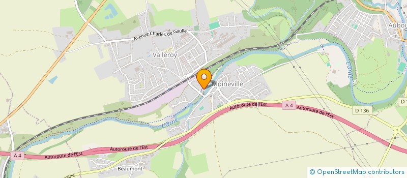 localisation de l'entreprise SOUS LOCATION GRAND EST  MOINEVILLE