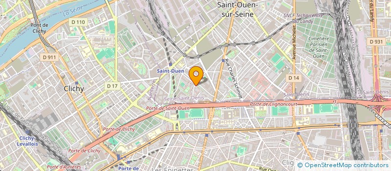 localisation de l'entreprise SOUS-MARIN 34 à SAINT-OUEN-SUR-SEINE