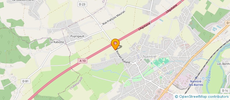 localisation de l'entreprise SOUS MON TOIT CHATELLERAULT à NAINTRE