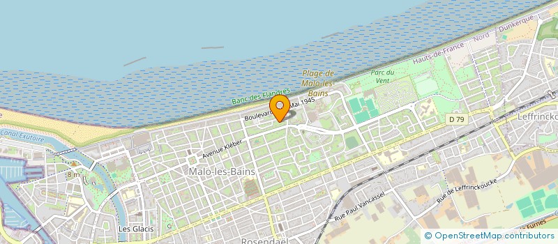 localisation de l'entreprise SOUS NOS YEUX à DUNKERQUE