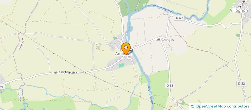 localisation de l'entreprise SOUS NOTRE AILE à AIGRE