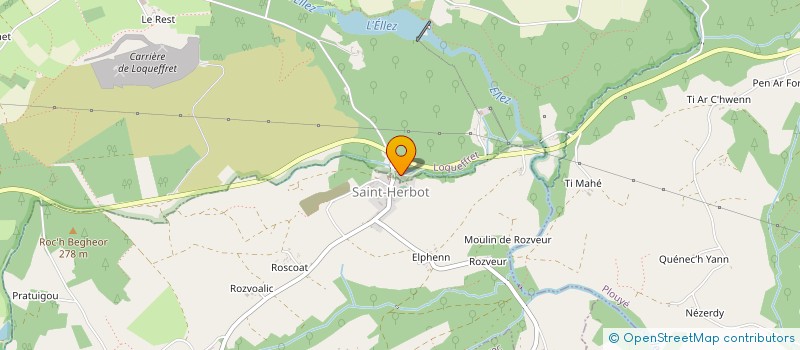 localisation de l'entreprise SOUS NOTRE ARBRE  LOQUEFFRET