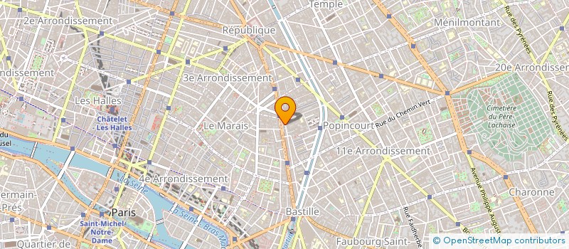 localisation de l'entreprise SOUS SEING PRIVE à PARIS