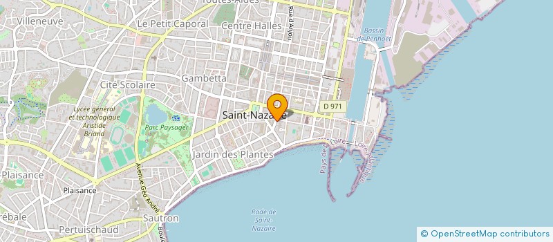 localisation de l'entreprise SOUS SOL  SAINT-NAZAIRE