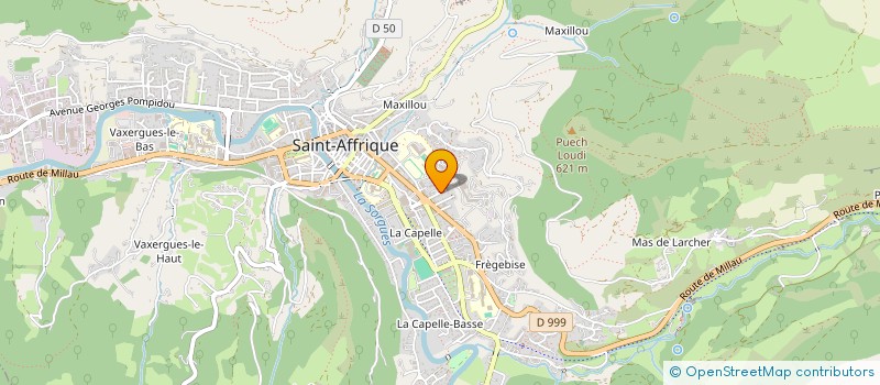 localisation de l'entreprise SOUS TRAITANCE ELECTRONIQUE SUD AVEYRONNAISE  SAINT-AFFRIQUE