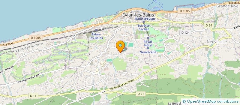 localisation de l'entreprise SOUS-TRAITANCE SYSTEM à EVIAN-LES-BAINS