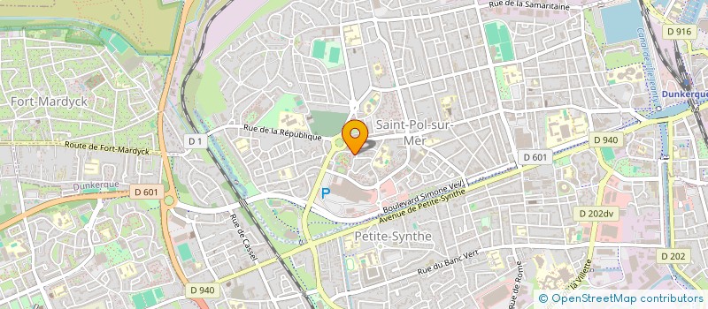 localisation de l'entreprise SOUS TRAITANT FIBRE OPTIQUE DK à DUNKERQUE