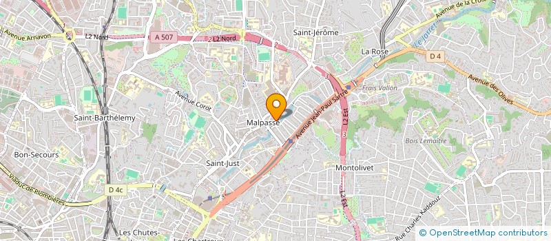 localisation de l'entreprise SOUS-X.REC  MARSEILLE 13EME